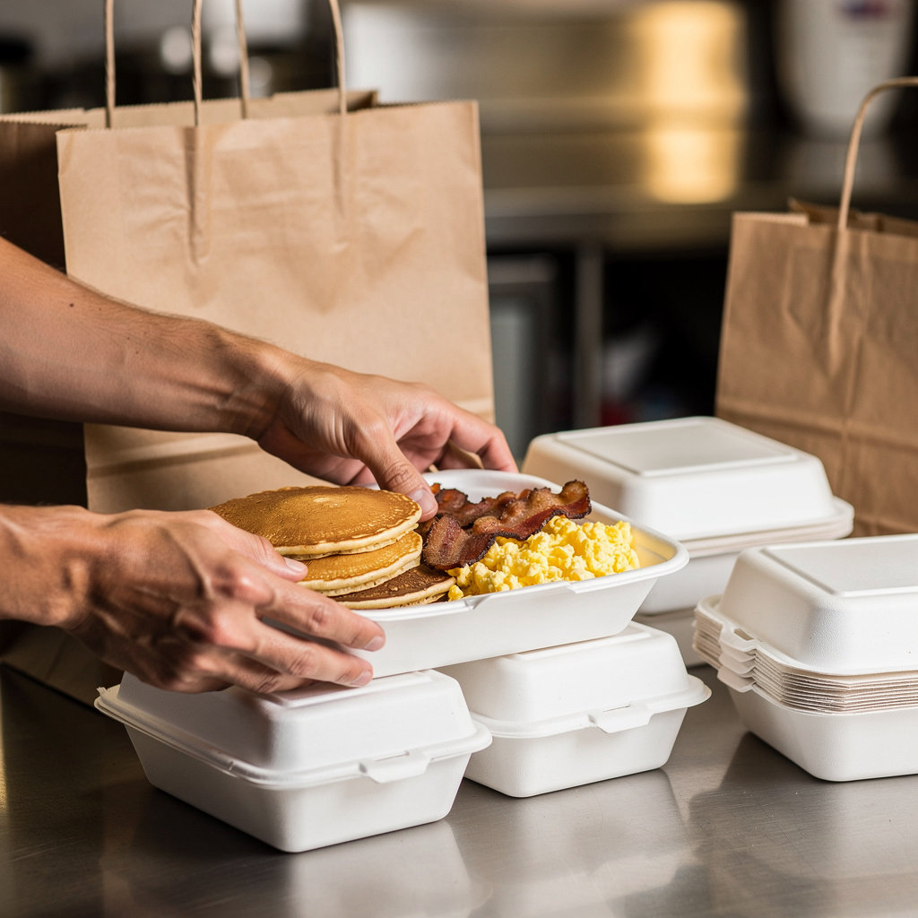 Metro Diner takeout and delivery service in Jacksonville, featuring fresh comfort food ready for pickup